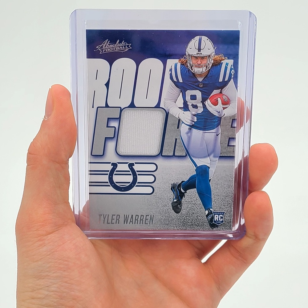 2025 Panini Absolute - Rookie Force Tyler Warren #RF-TWN (RC) - Picture 3 of 8